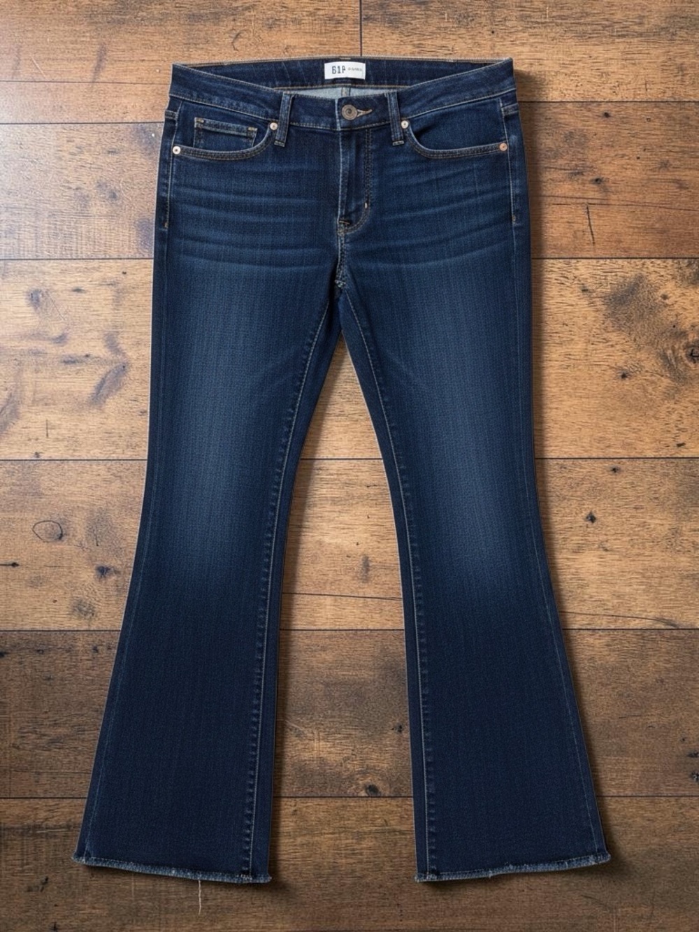 LOFT Dark Indigo Flare Jeans - Women's